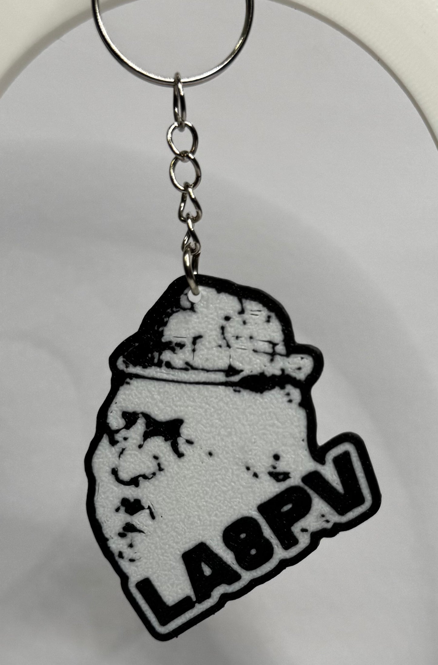 LA8PV Keychain